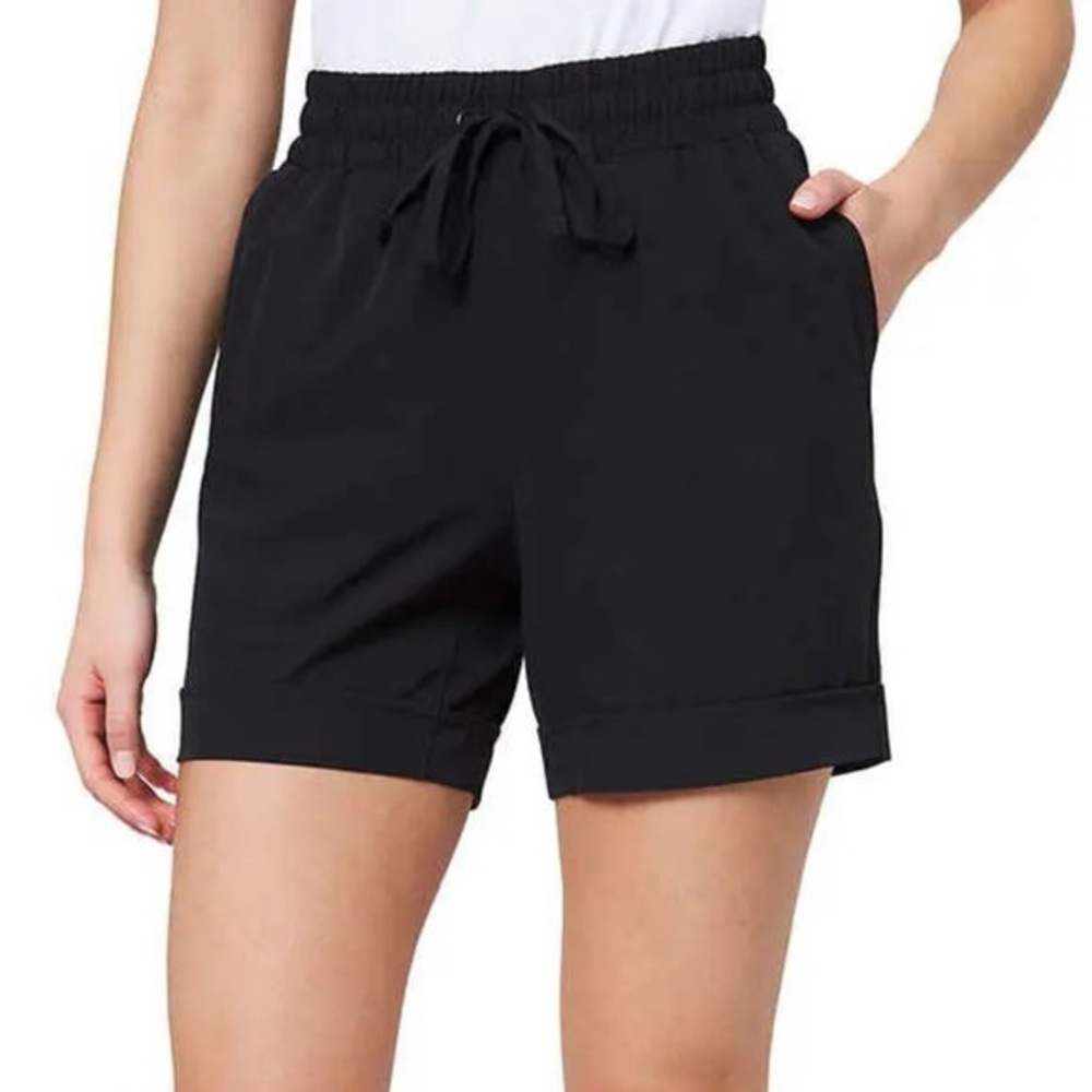 Mondetta Athletic Women's Black and Blue Drawstring Shorts Size Small (2 pairs)